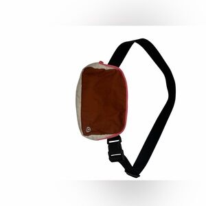 lululemon athletica Brown Rust, Cream & Pink Belt Bag